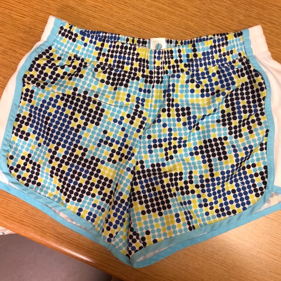 Danskin Now Blue and White Running Shorts - Picture 1 of 5